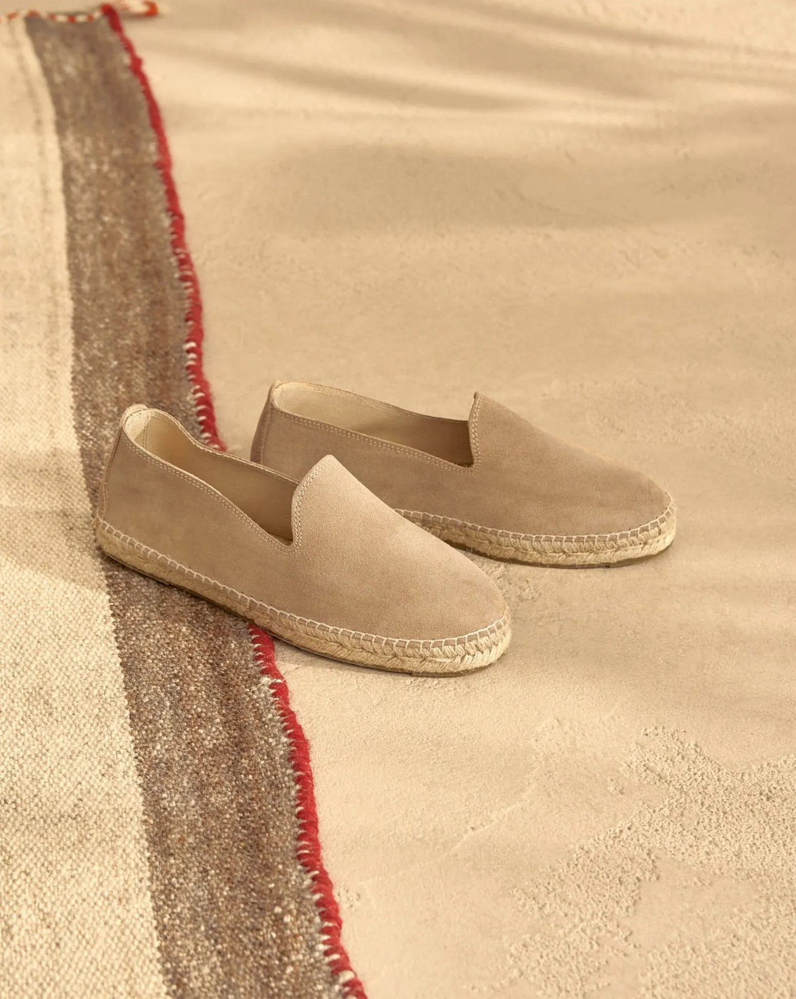 Suede Espadrilles - W19C0 - Hamptons Vintage Taupe