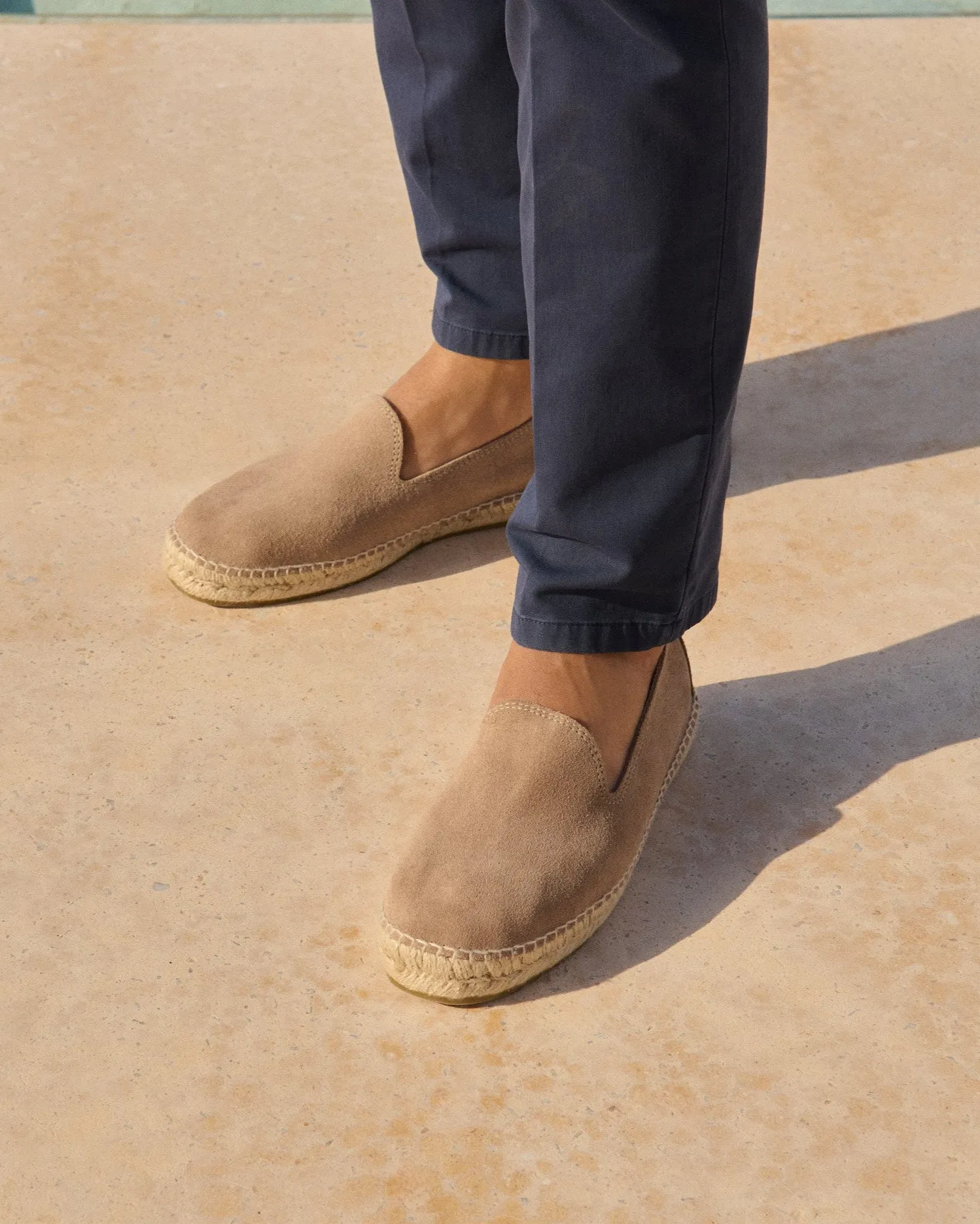 Suede Espadrilles - W19C0 - Hamptons Vintage Taupe