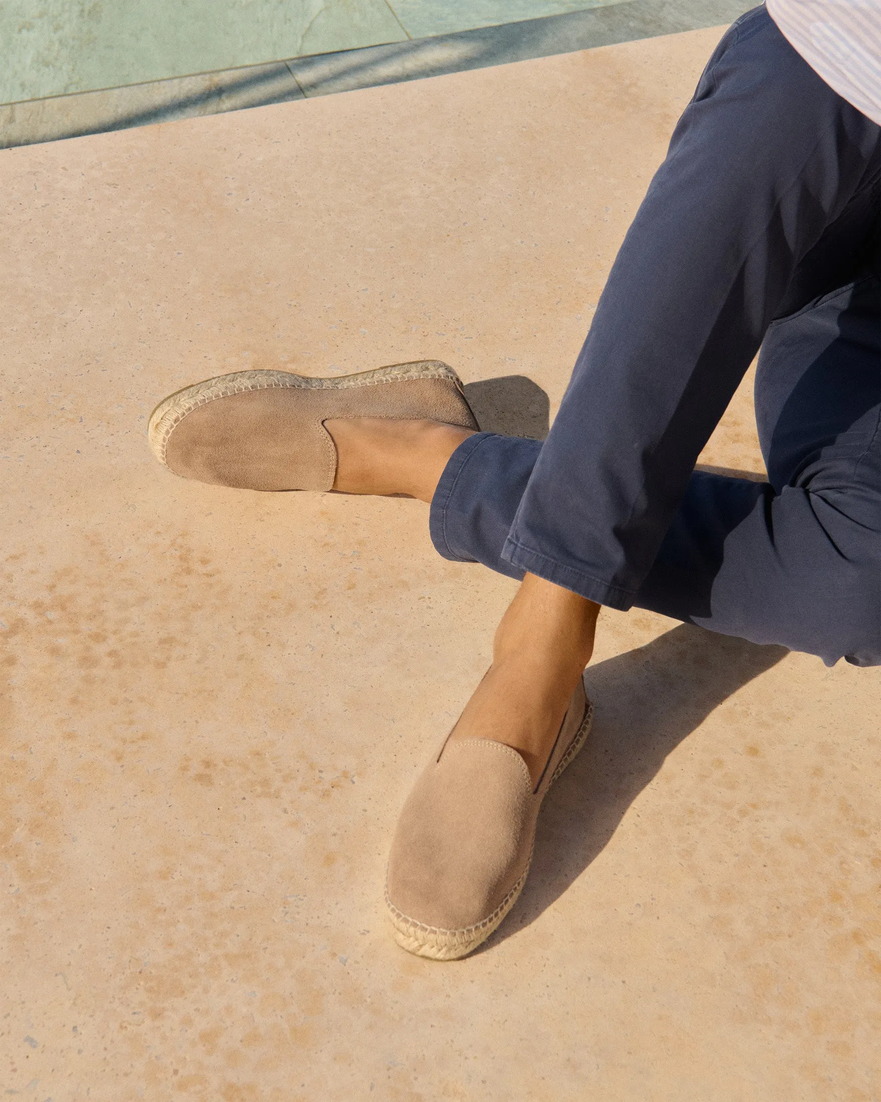 Suede Espadrilles - W19C0 - Hamptons Vintage Taupe