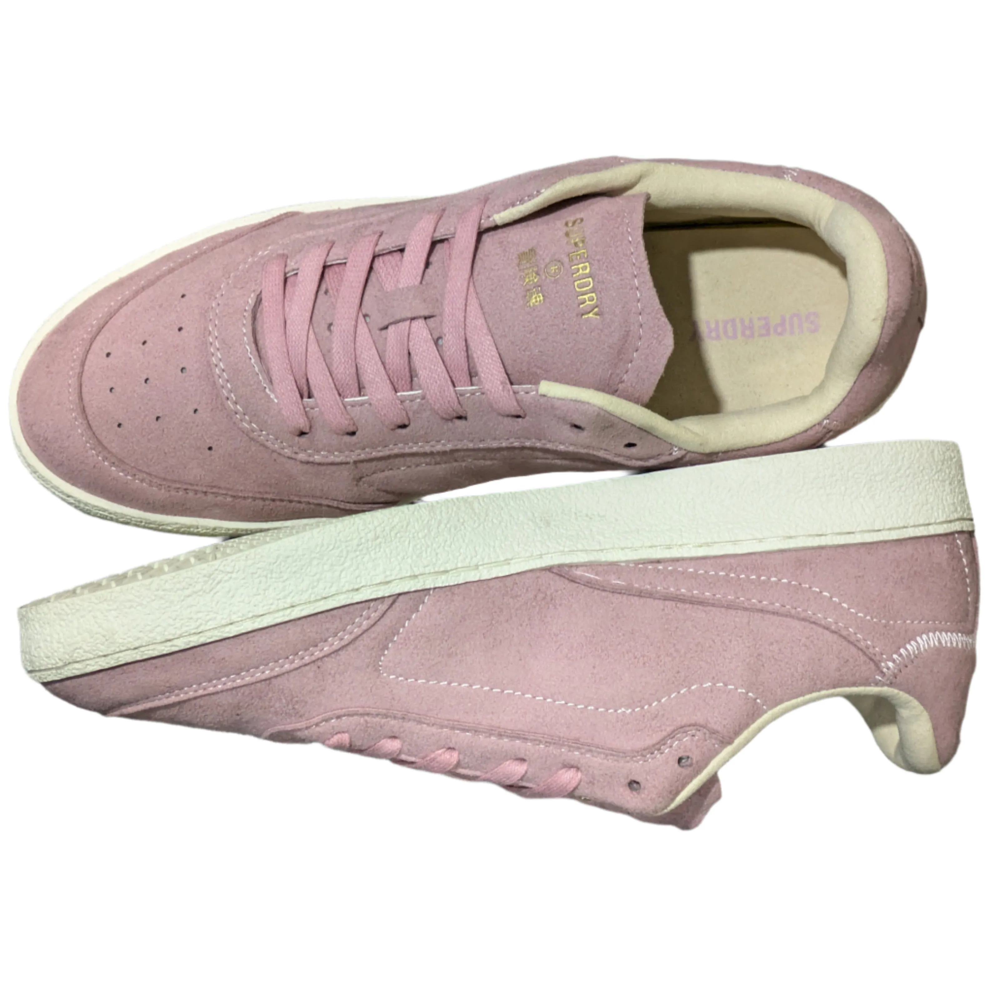 Superdry Women's Low-Top Sneakers – Soft Pink Size UK 7 / EU 40 / US 9