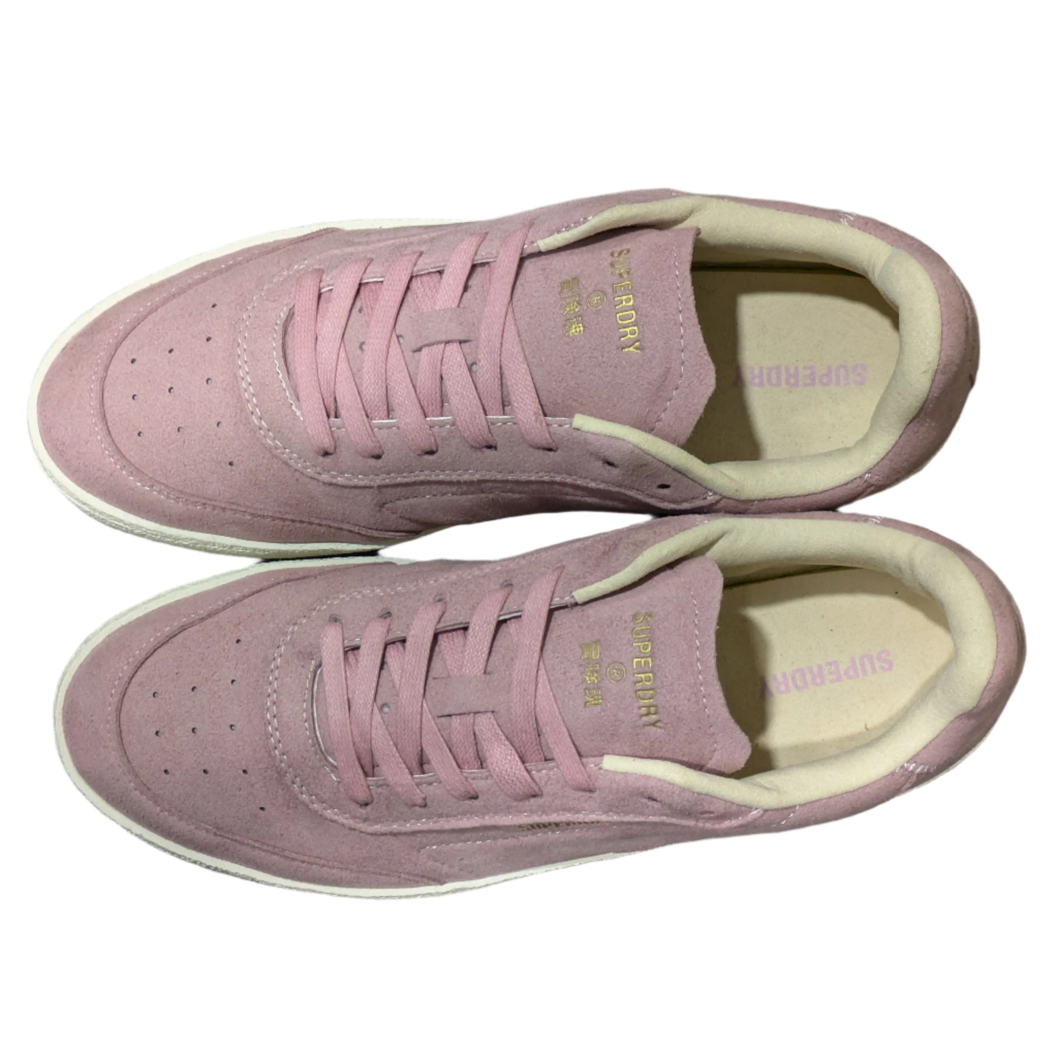 Superdry Women's Low-Top Sneakers – Soft Pink Size UK 7 / EU 40 / US 9