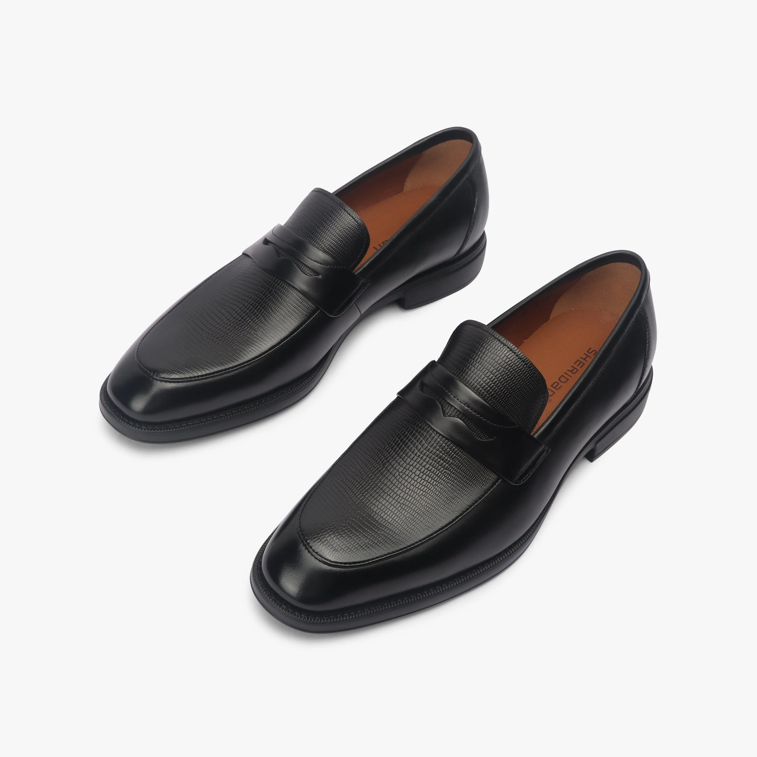 Textured Penny Slip Ons