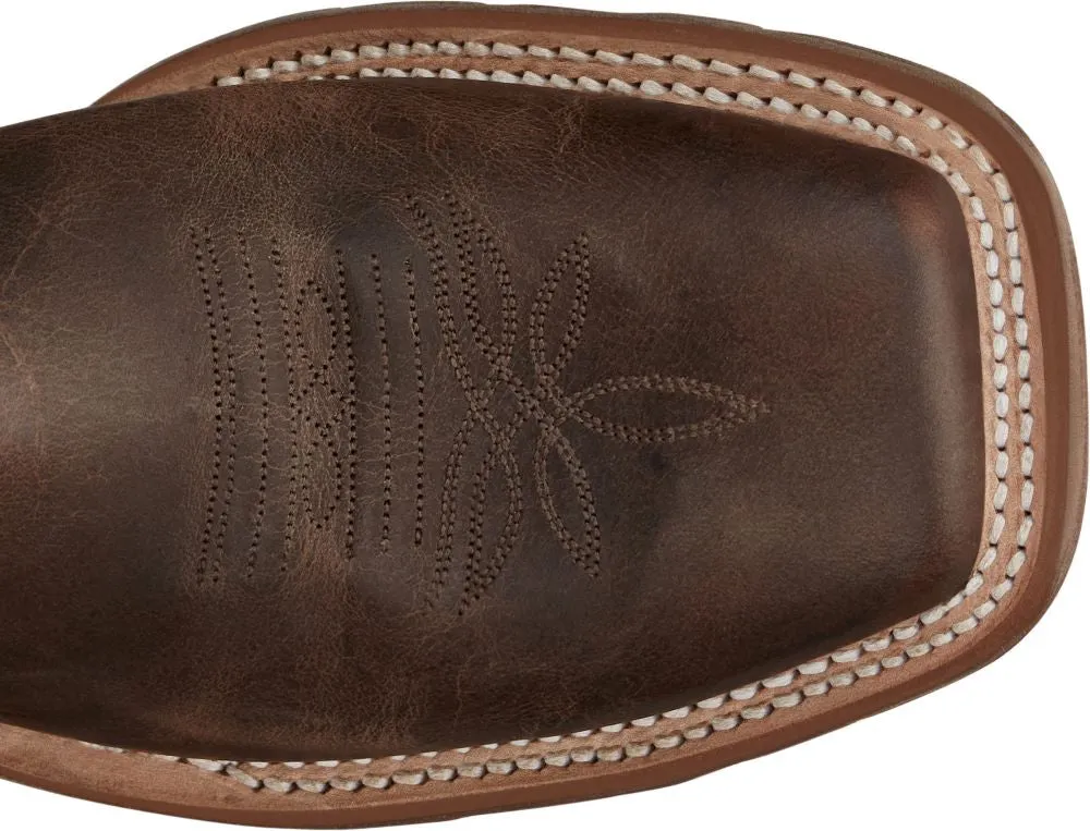 'Tony Lama' Women's 11" Delaney Western Square Toe - Brown