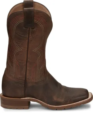 'Tony Lama' Women's 11" Delaney Western Square Toe - Brown