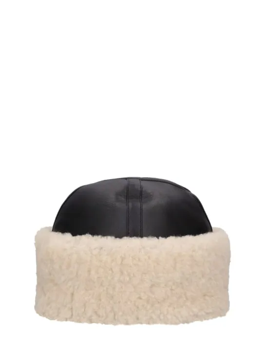 Toteme   Shearling winter hat 