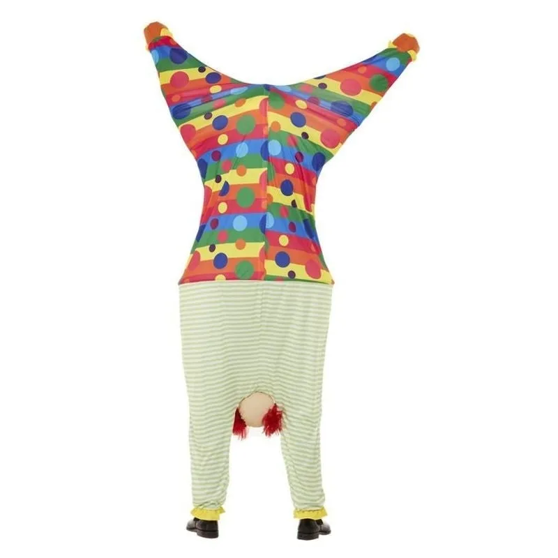 Upside Down Clown Costume Multicoloured