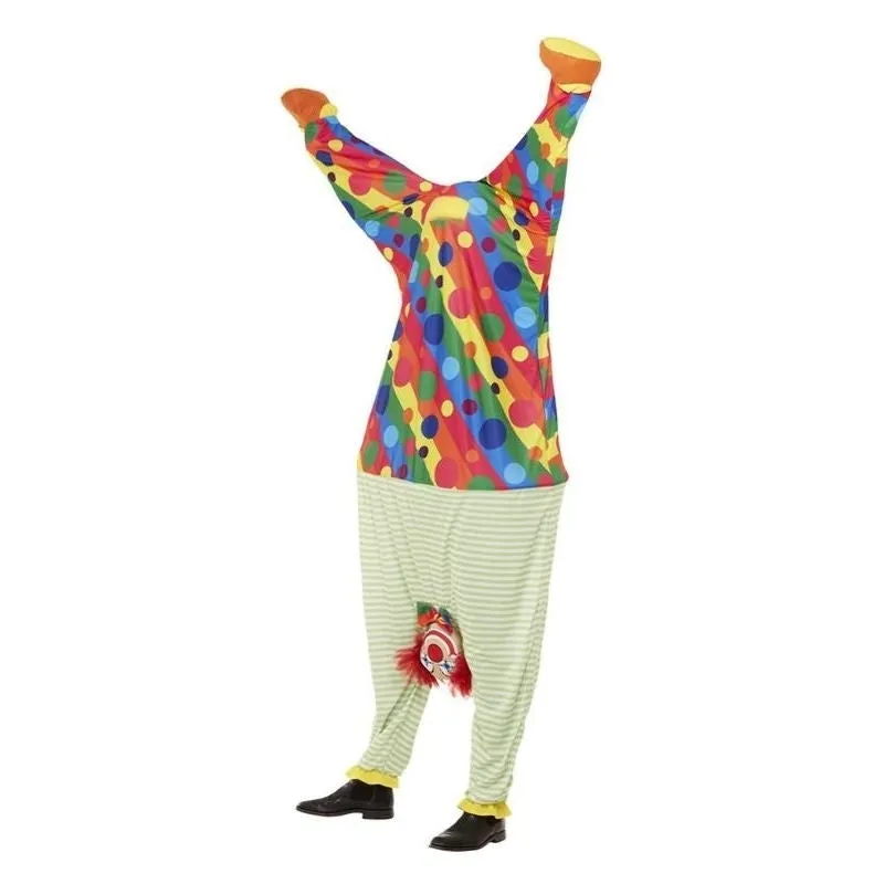 Upside Down Clown Costume Multicoloured