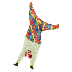 Upside Down Clown Costume Multicoloured