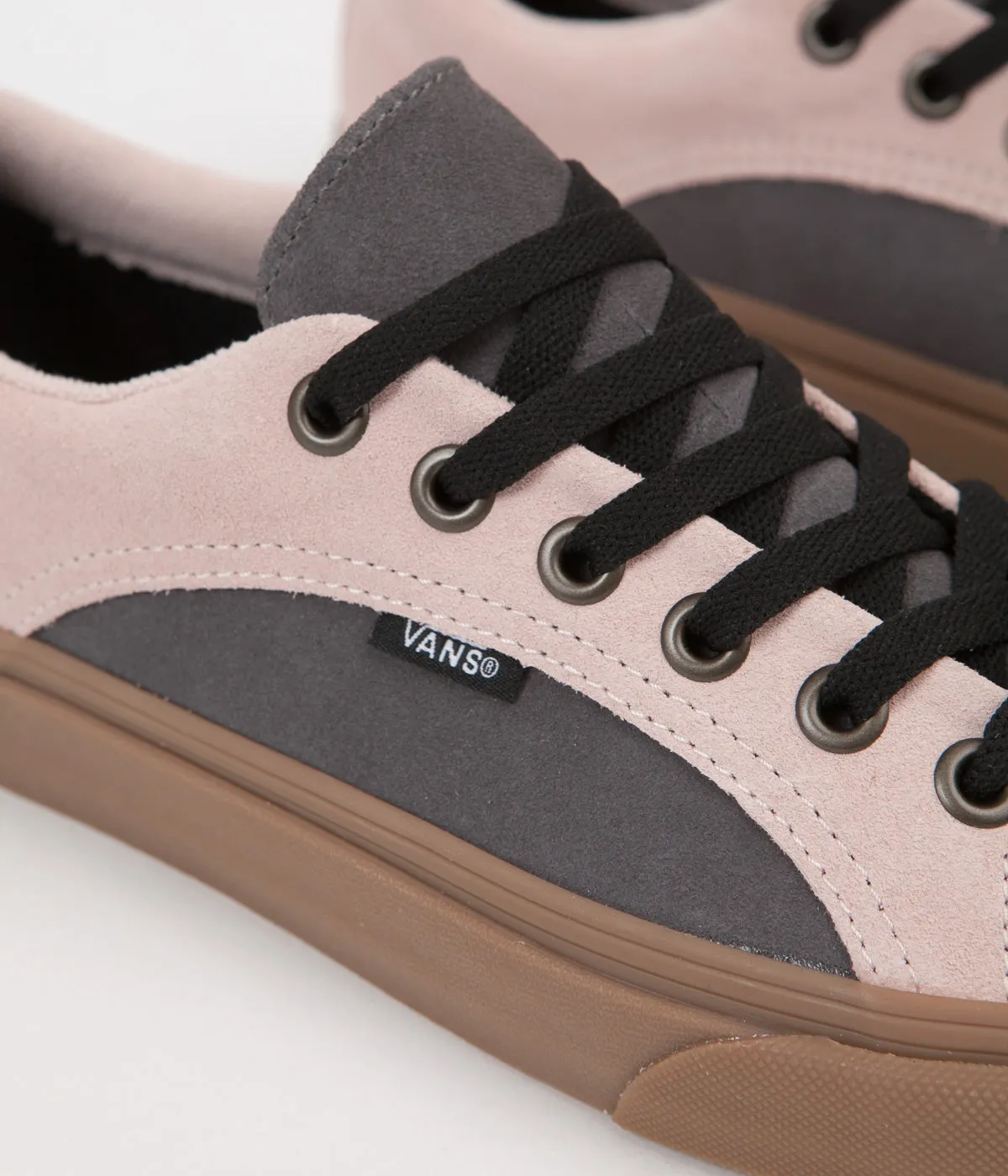 Vans Lampin Suede Shoes - Sepia Rose / Pewter