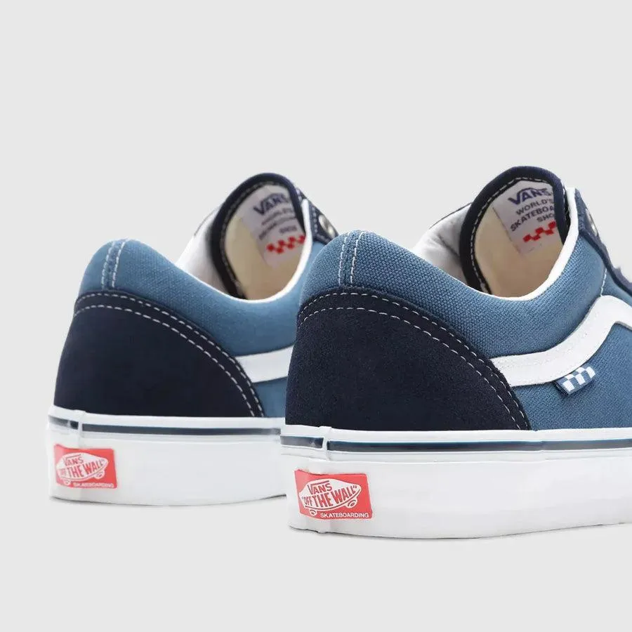 Vans Skate Old Skool Pro Shoes - Navy/White
