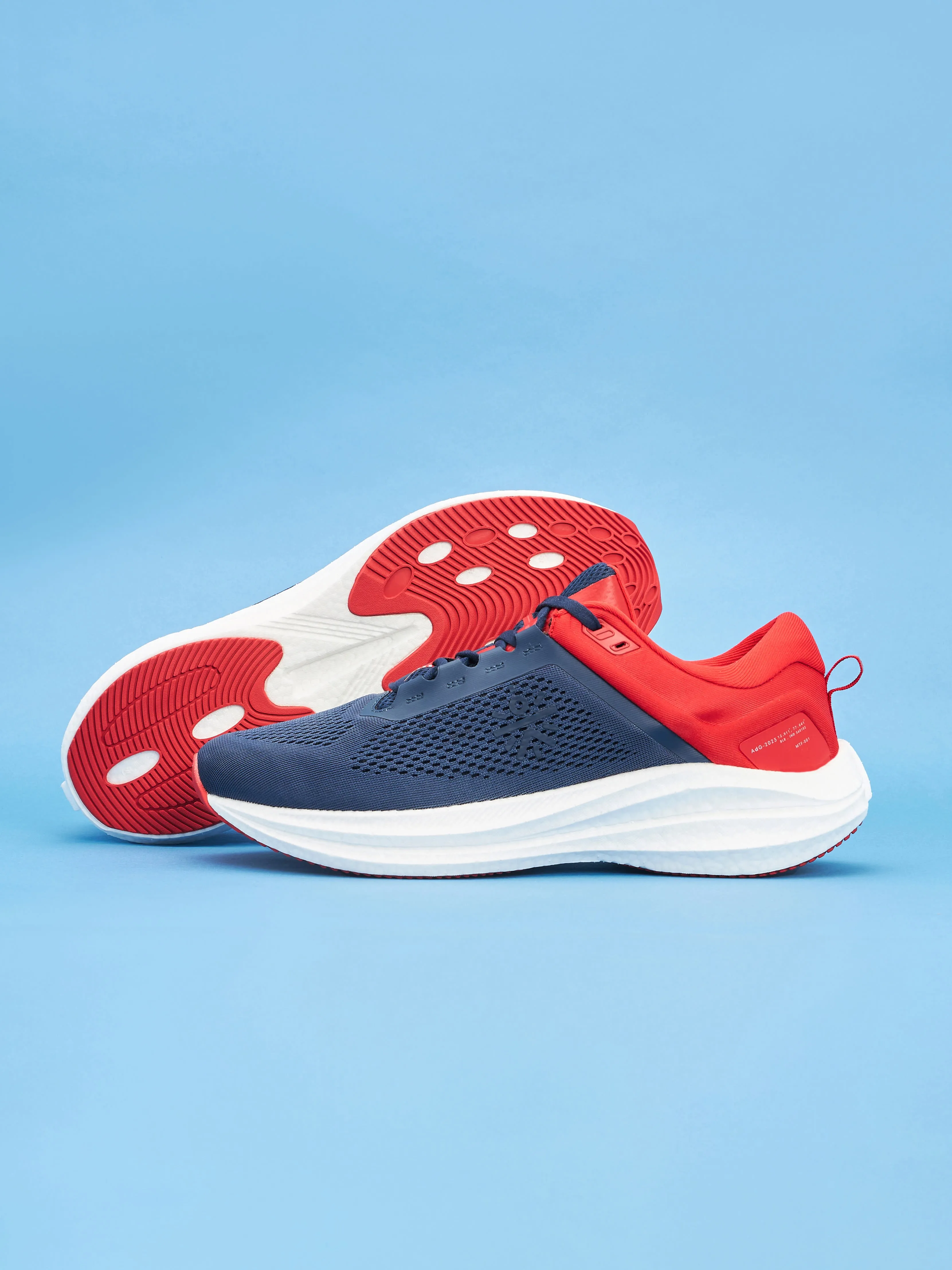 Versa Pulse Men Running Shoes - Navy/Red