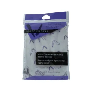 Victoria Vogue 100% Cotton Moisturizing Booties for Feet