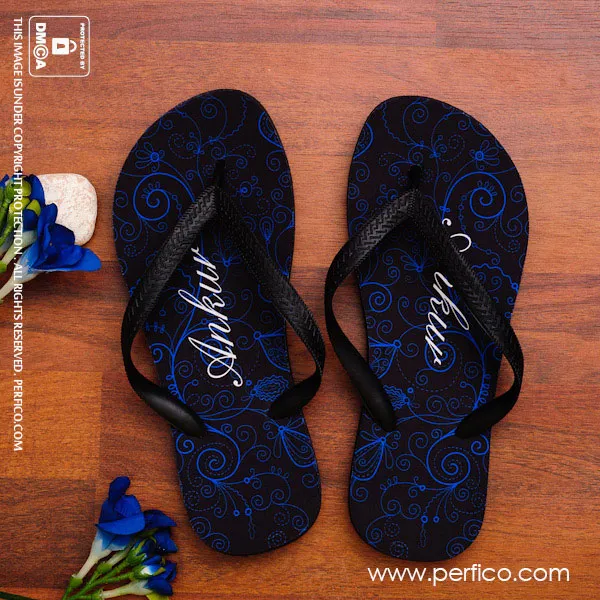 Vines © Personalized Flip Flops - 2 Pairs
