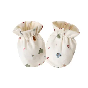 Withorganic Animal Face Newborn Booties