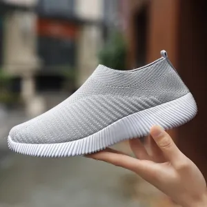 Women Sneakers Slip On Flats Shoes Women Loafers Walking Flat Women Vulcanized Shoes