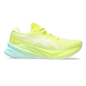 Womens ASICS Novablast 3 - Glow Yellow / White