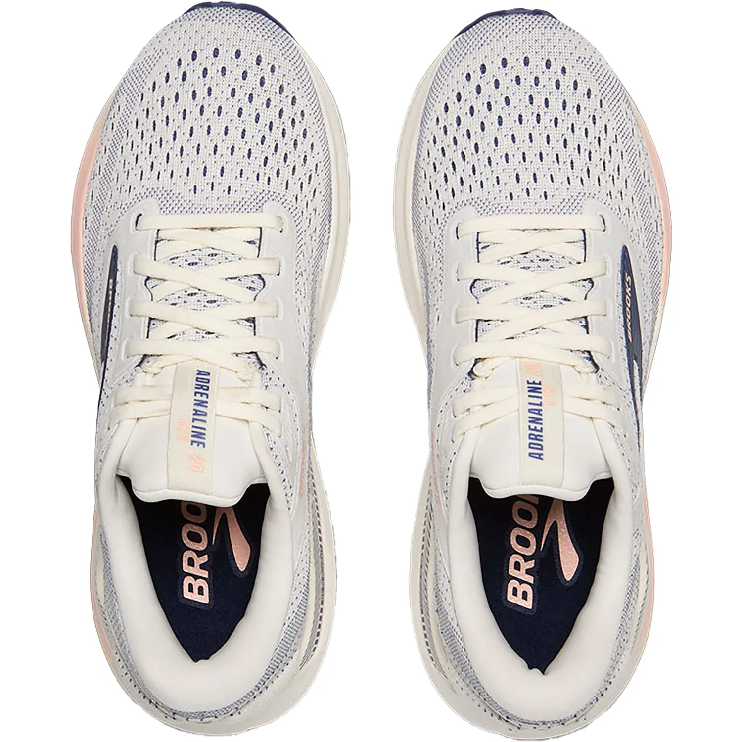Women's Brooks Adrenaline GTS 24 Grey/Blue Ribbon/Peach Mesh