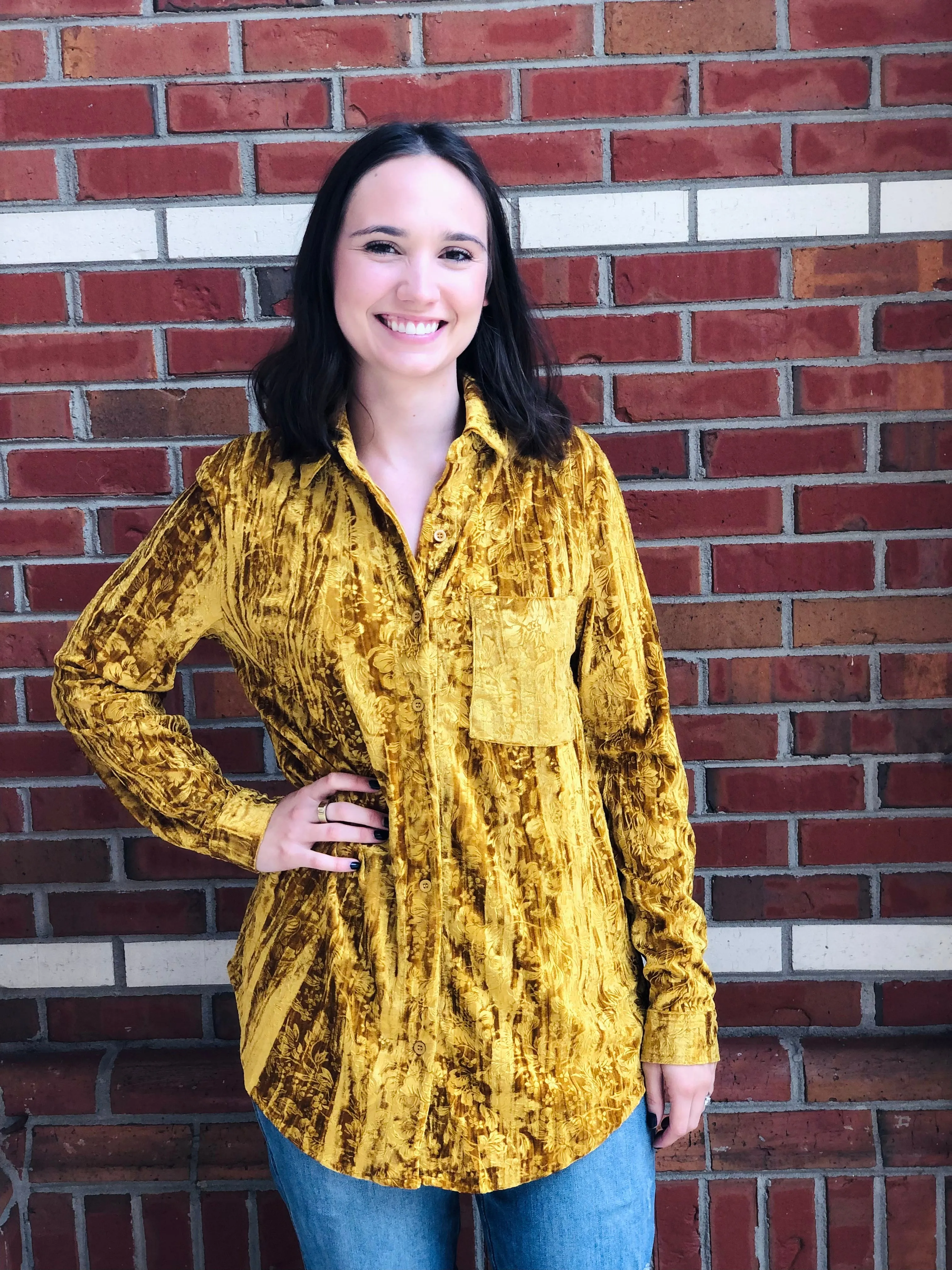 You Are Golden Baby Button Down