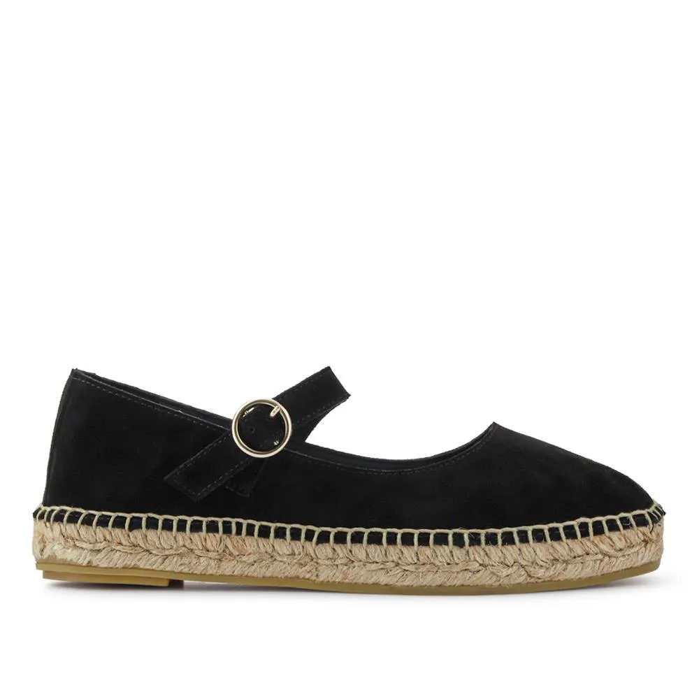 Yvonne Leather Mary Jane Espadrilles - YVONNE / 327 518
